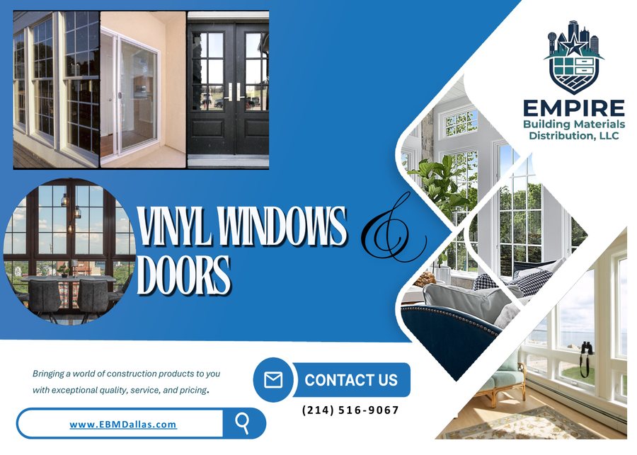 Empire Vinyl Windows and Doors brochure cover